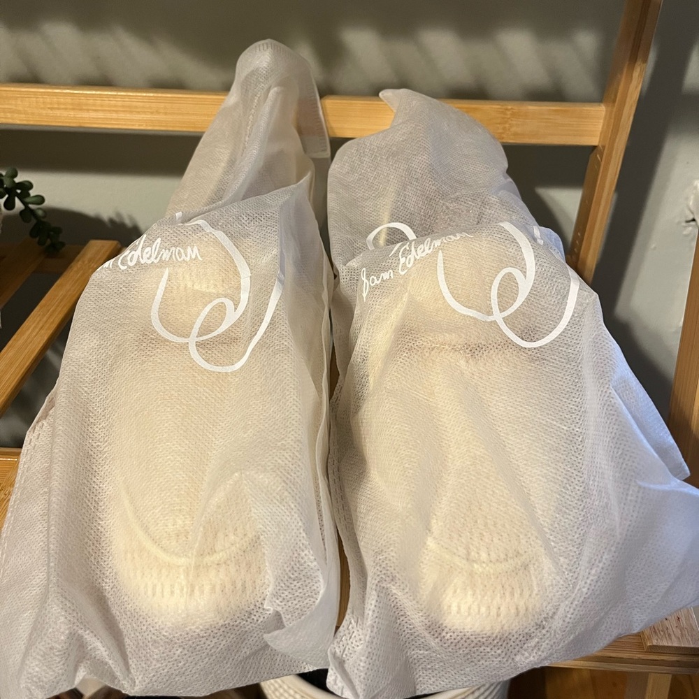 Sam Edelman Cream Woven Leather Bit Loafers - Picture 4 of 5